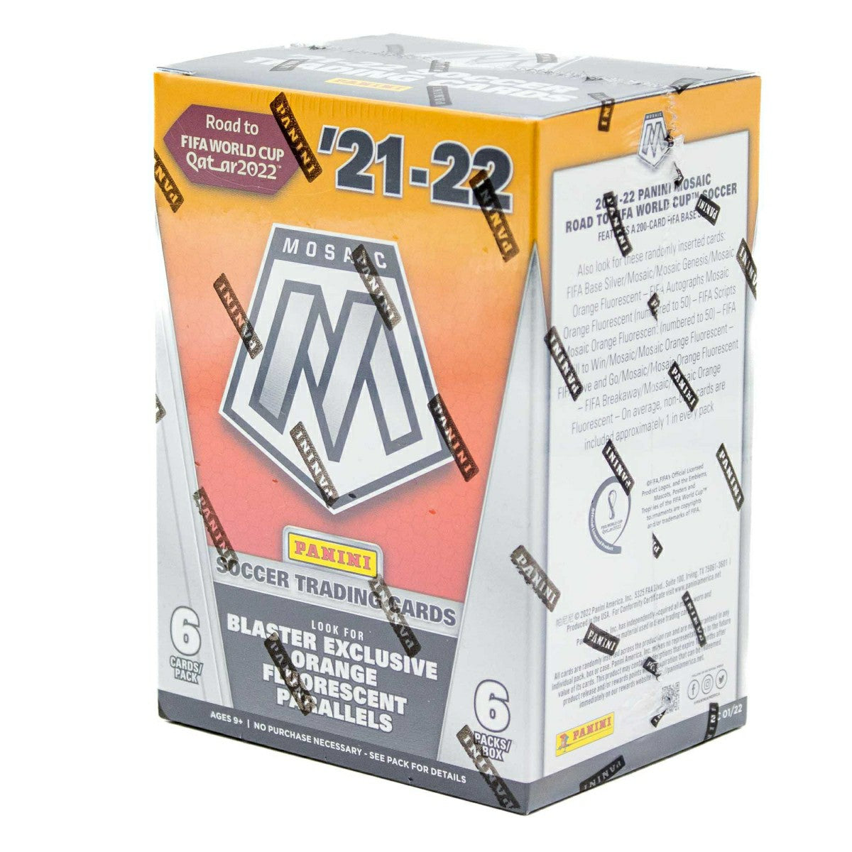 2021/22 Panini Mosaic Road to FIFA World Cup Soccer Blaster Box - Taass discount