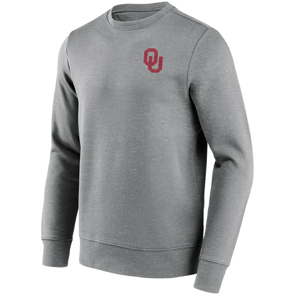 Oklahoma Sooners Boomer Sooner Crew Sweatshirt Gray - Taass US